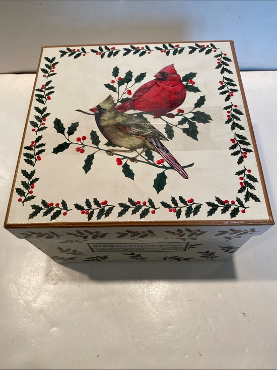 Living Quarters Other - NIB Cardinal Mug Set